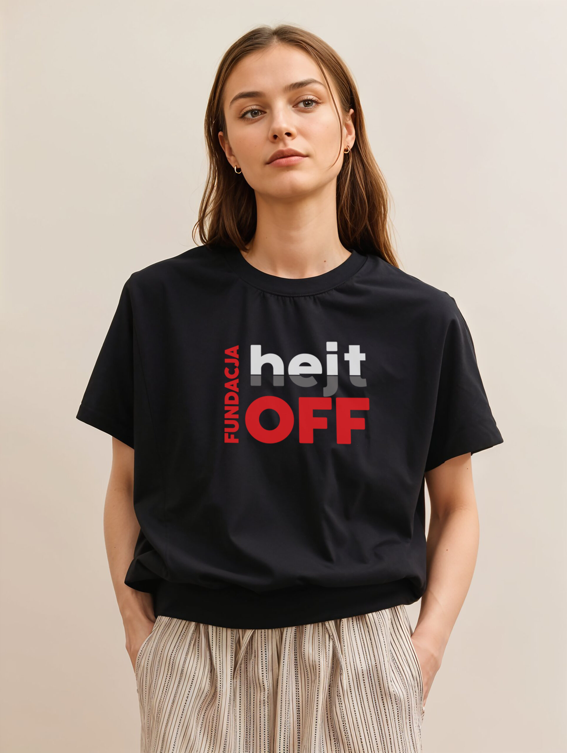 Koszulka damska Fundacja Hejt OFF