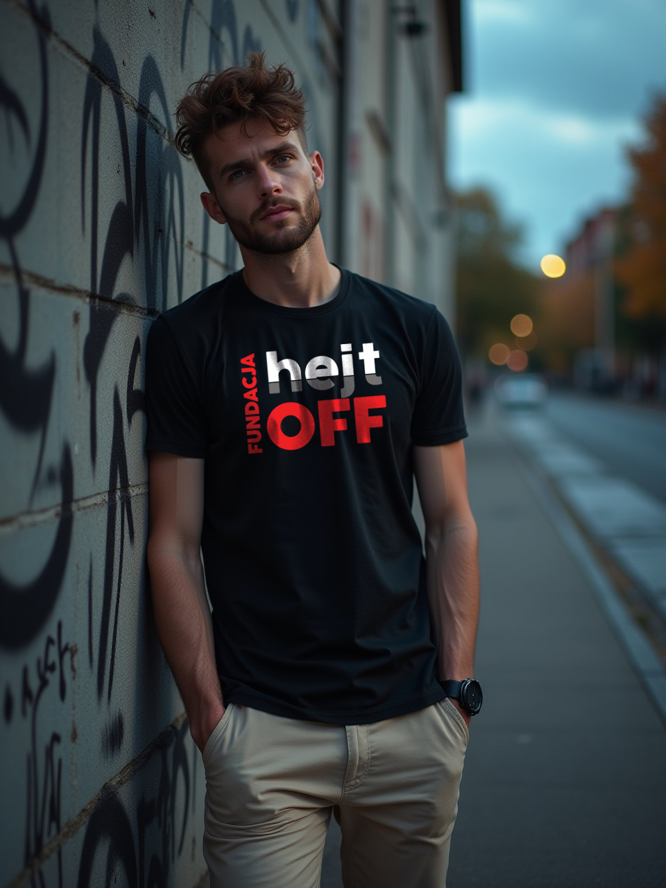 Koszulka męska Fundacja Hejt OFF
